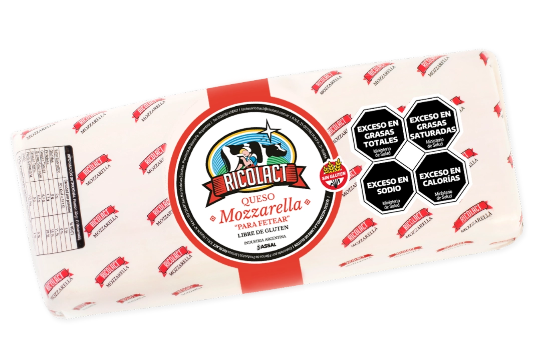 Queso Mozzarella en barra RICOLAT